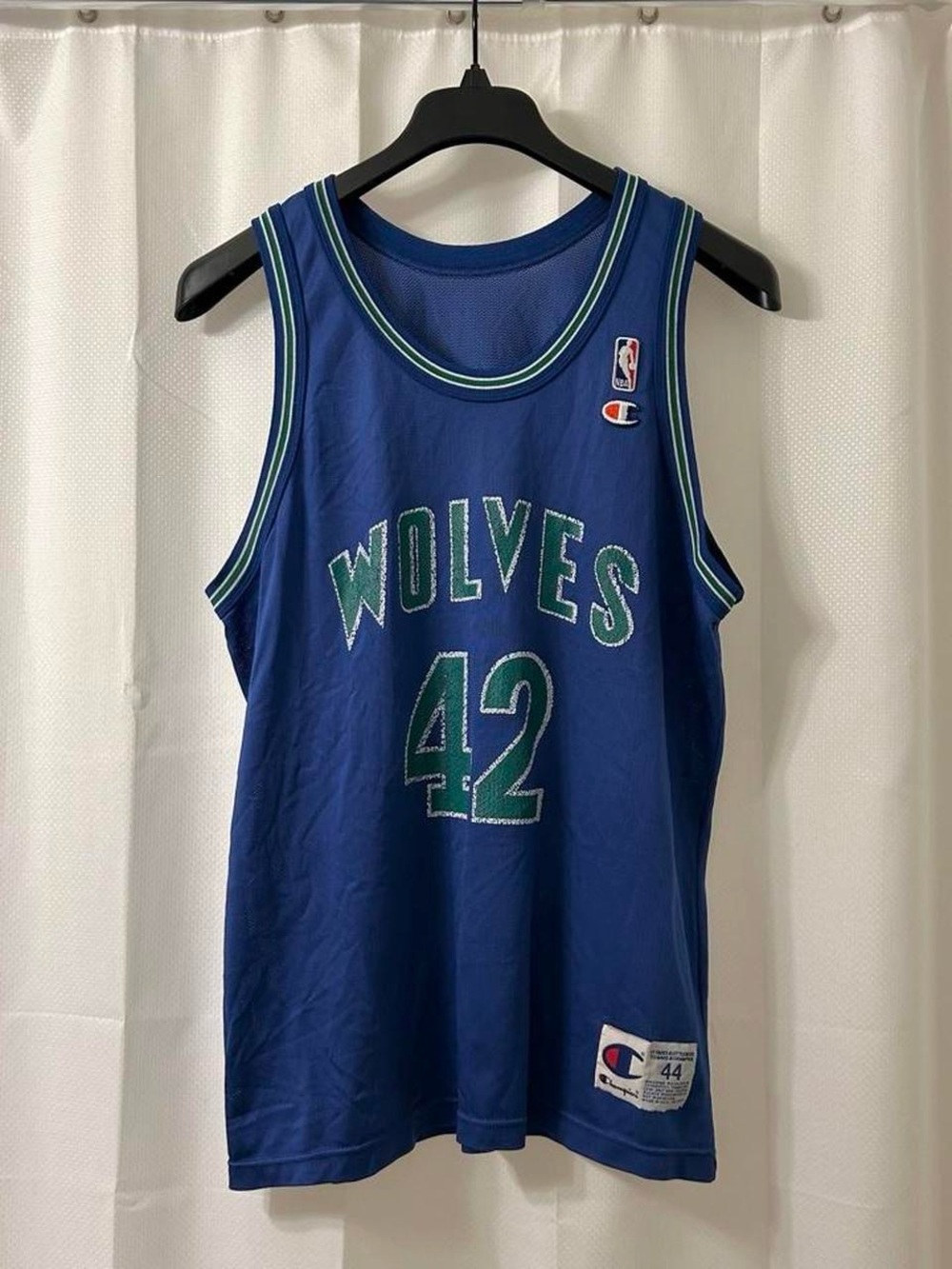 vintage champions minnesota timberwolves donyell marshall #42 size 44 nba jersey